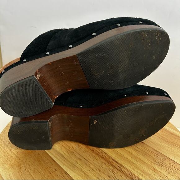 Vionic Kacie Clog in Black Suede - Picture 9 of 9